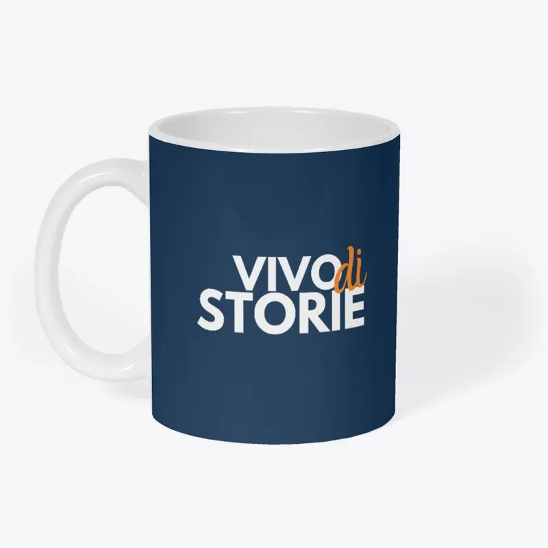 Tazza "Vivo di storie" in vari colori